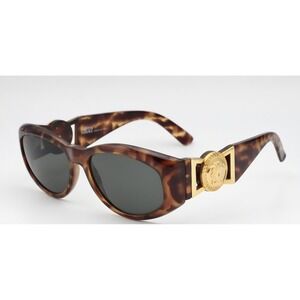 NEW GIANNI VERSACE MOD 424 Col 852BK Vintage Sunglasses Super Rare Shades Unisex